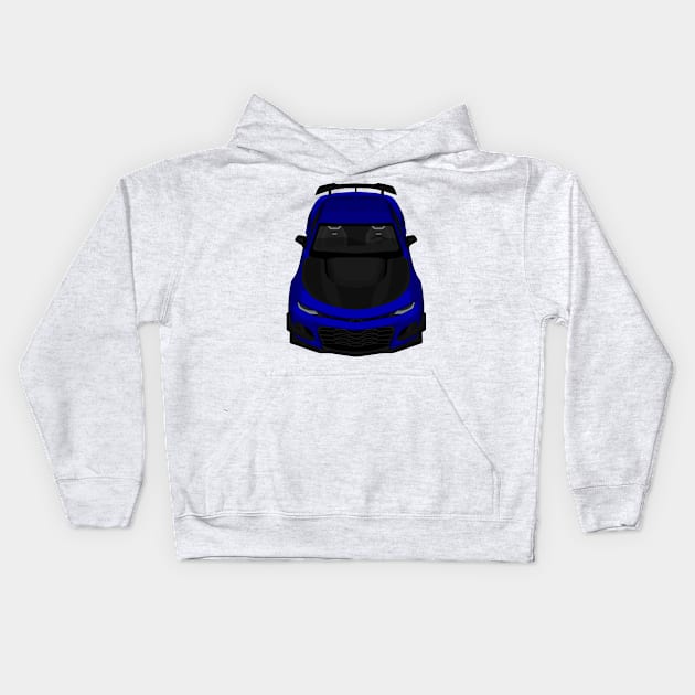 camaro zl1 1le navy Kids Hoodie by VENZ0LIC